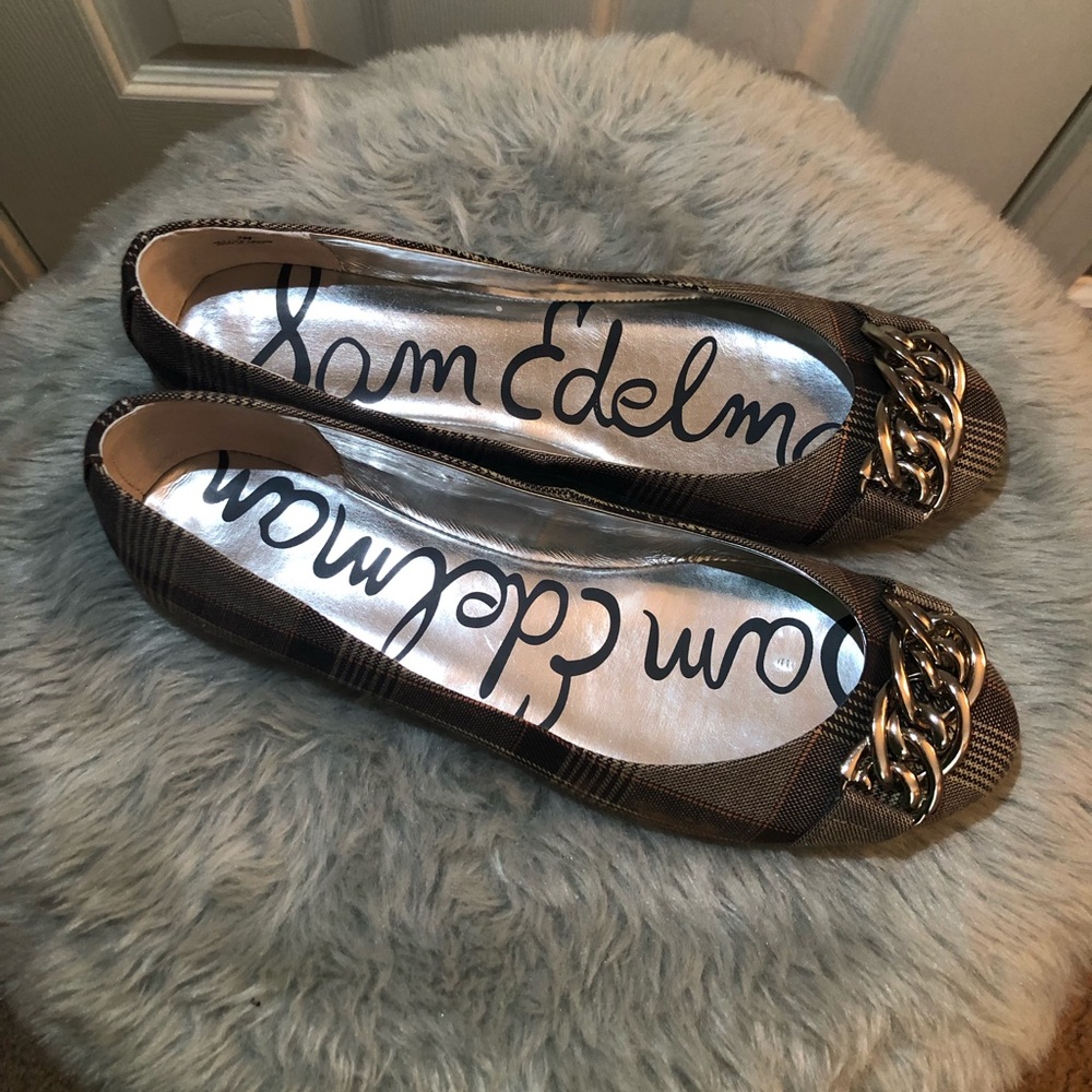 Sam Edelman Flats with Gold Accents
